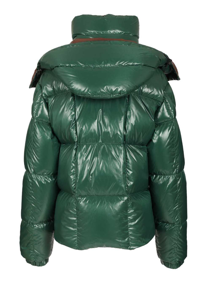 Moncler Parana Short Down Jacket Giacche - Verde | b12f4cef61d11f5ad5242f49c5075c8da14551cb