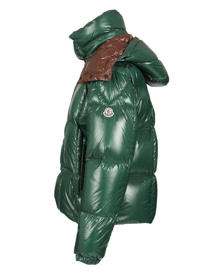 Moncler Parana Short Down Jacket Giacche - Verde | 35c4578aaa3a5e0cb2afe8e86ccf480da39d5833