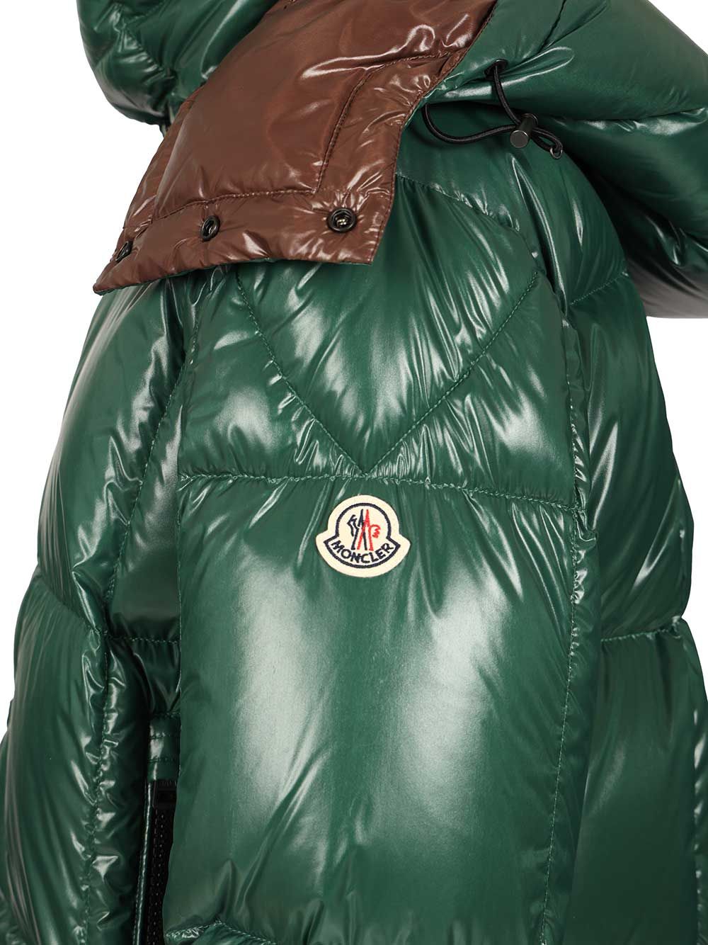 Moncler Parana Short Down Jacket Giacche - Verde | 4842e16e49d8aba24f22184d2292193f4e46a06f