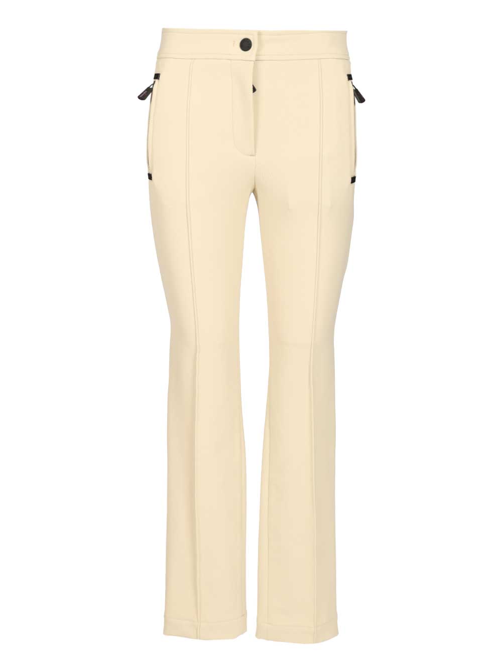 Moncler Grenoble High-Waisted Ski Pants Trousers - Beige | 4abd7aedee42e73c9f78bf7aeb12679d2bfcdd1f