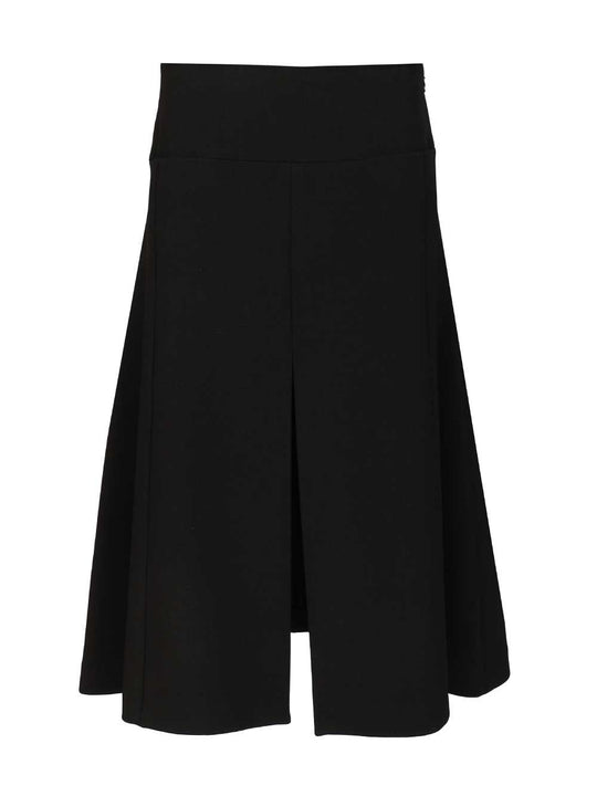 Skirt With Slit Gonne Nero