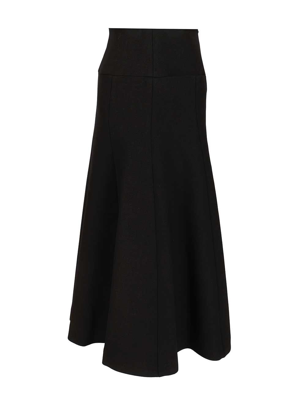 AlaÏA Skirt With Slit Gonne - Nero | 2f48d8cac8732e4ff06ce83eee737bb6e1a3eccb