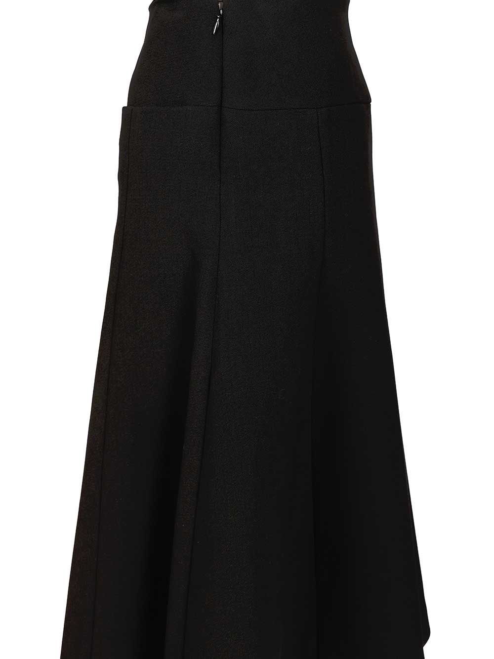 AlaÏA Skirt With Slit Gonne - Nero | 13e554ac97e5d347f082a281ffdf9bc7c2ab2e4e