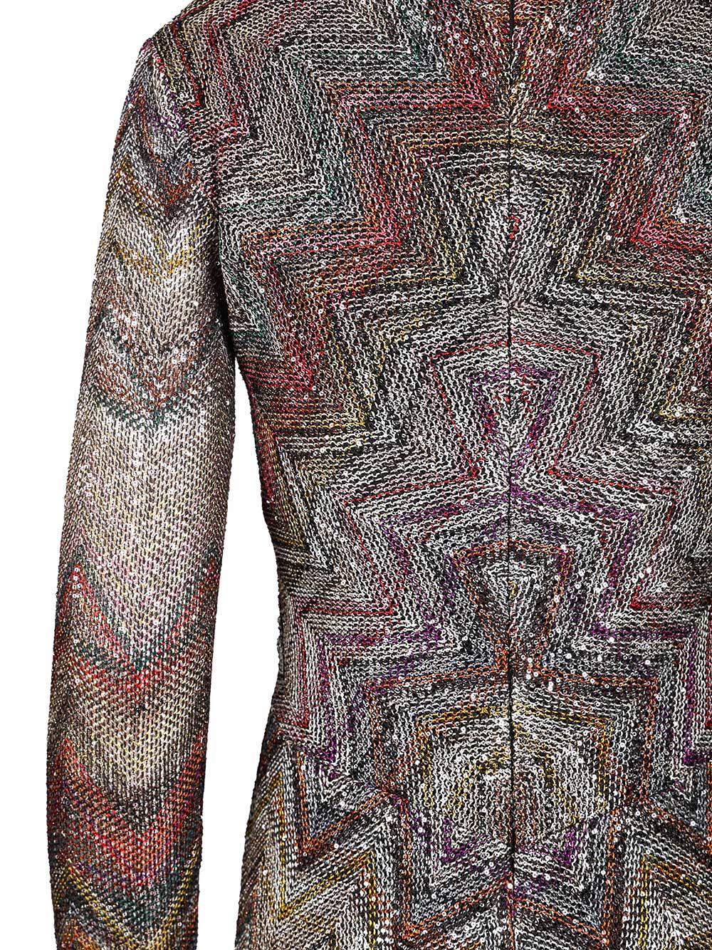 Missoni Long Dress With Lamé And Zigzag Sequins Abiti - Multicolor | ab23c0afc7d8c3bfabd6a5230c887efc13140485