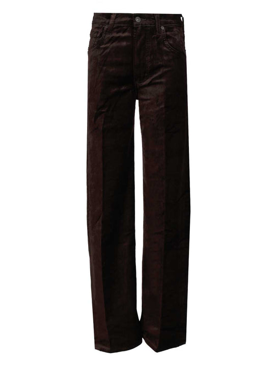 Ayla Baggy Trousers Marrone
