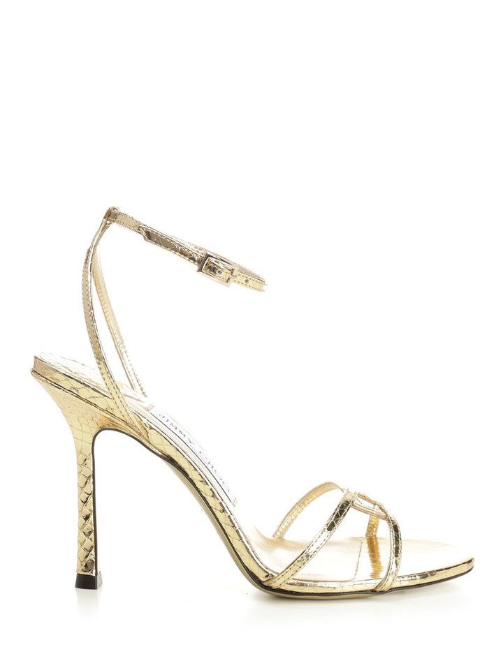 Jimmy Choo Leo Sandali - Oro | 289fa401c78d0e9707a04d1bf3863142b28e25a0