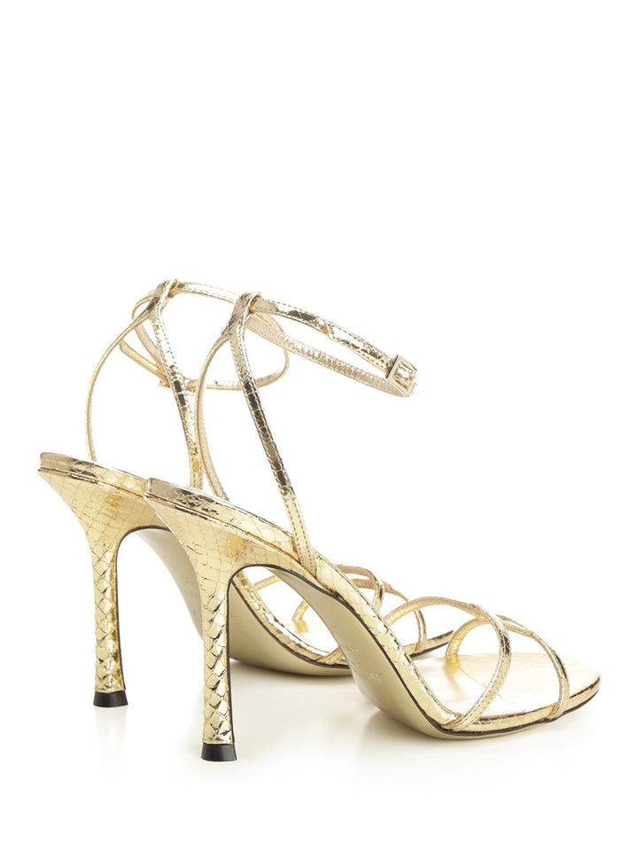 Jimmy Choo Leo Sandali - Oro | 74d8e37fbb90e393ab606bd3dfc8e4301ae531a4