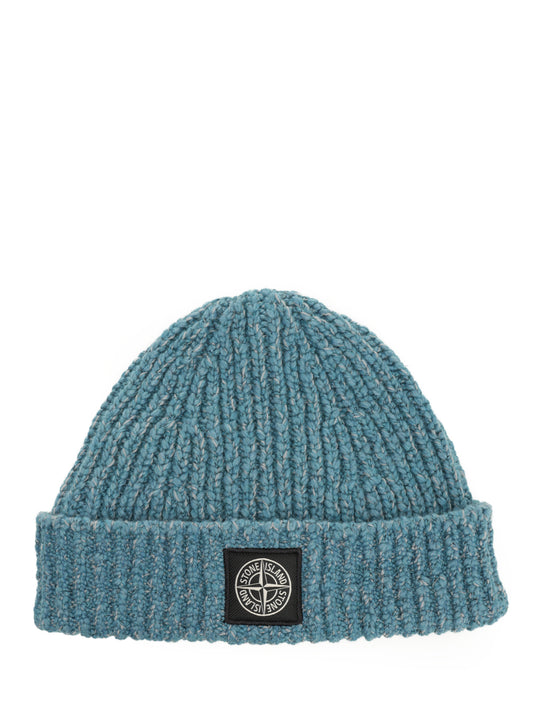 Mouliné Wool Beanie Cappelli Blu