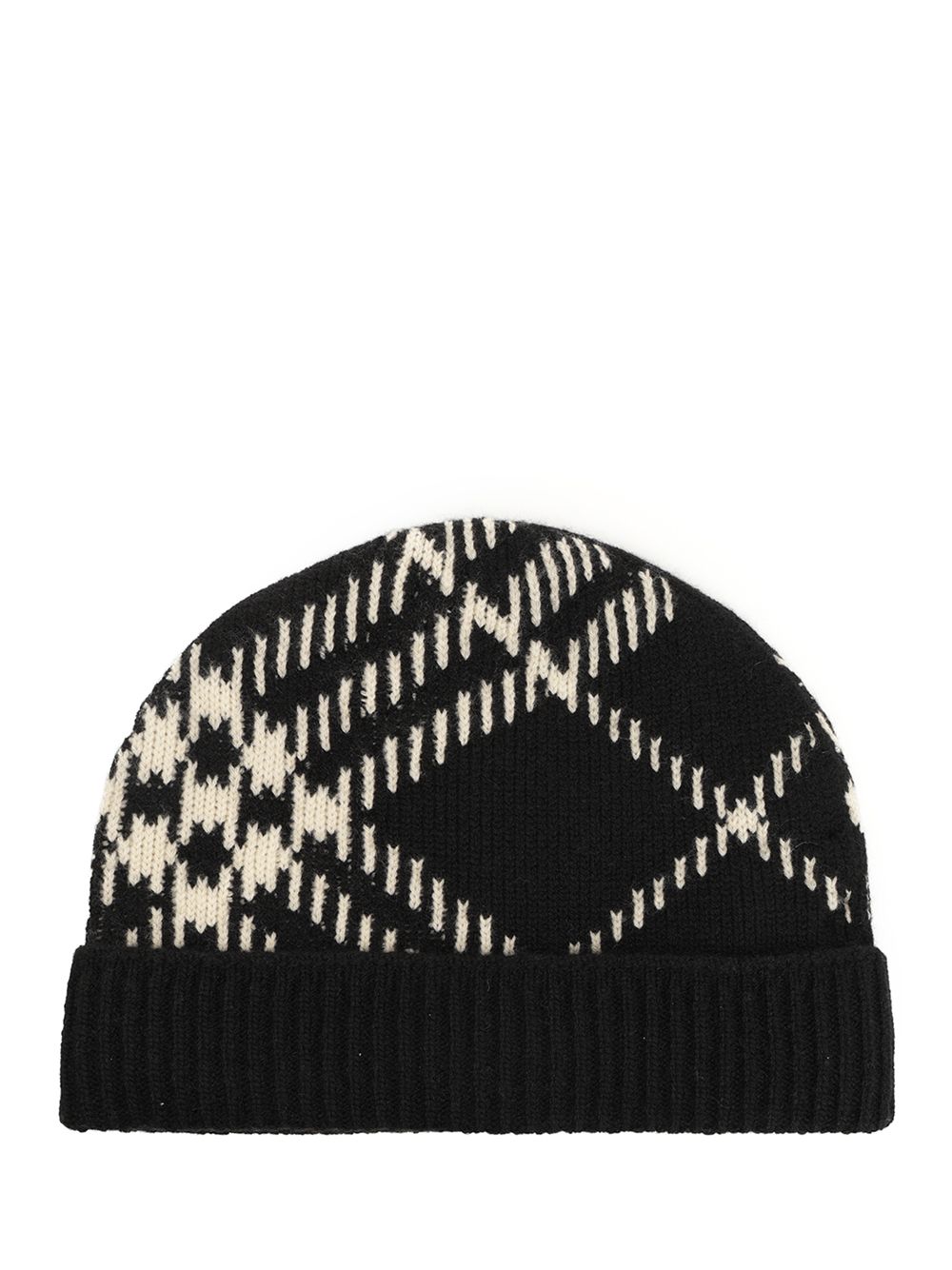 Burberry Cashmere Blend Cap Cappelli - Nero | 3bcacd3fdd7f1869b9903e20978a6c598f32d083