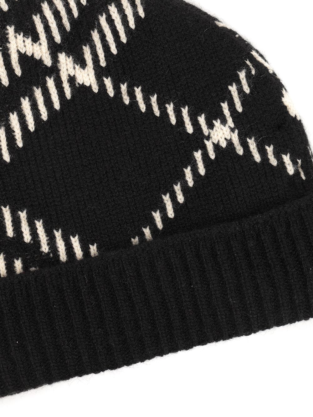 Burberry Cashmere Blend Cap Cappelli - Nero | d61f5ff0b8043298ceac9d708bcfbf481953e201