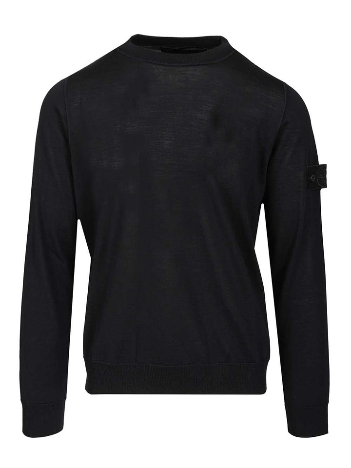 Stone Island Crew Neck Sweater Knitwear - Blu | fd06838fb3e756db39452ba7ea1609704258cb32