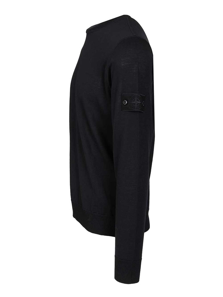 Stone Island Crew Neck Sweater Knitwear - Blu | c2e4b54b462d48a635c20810c005f20591f8305c