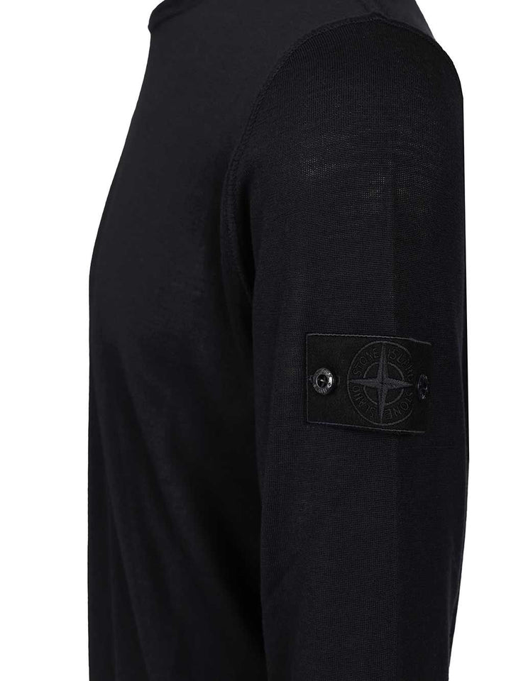Stone Island Crew Neck Sweater Knitwear - Blu | 6d8b7a4c3e0667a92ecd99587a8fccb2aaf98f1f