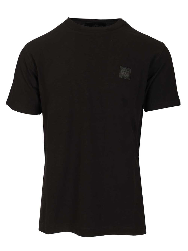 Stone Island Cotton Jersey T-Shirt - Nero | e74de46001bcae55704ae3c2317d03f8e641fde5