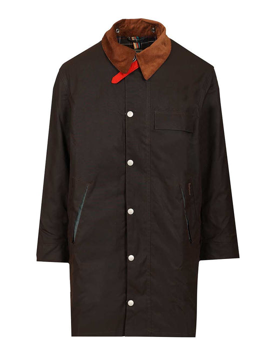 Barbour X Paul Smith Long Coat Giacche Marrone