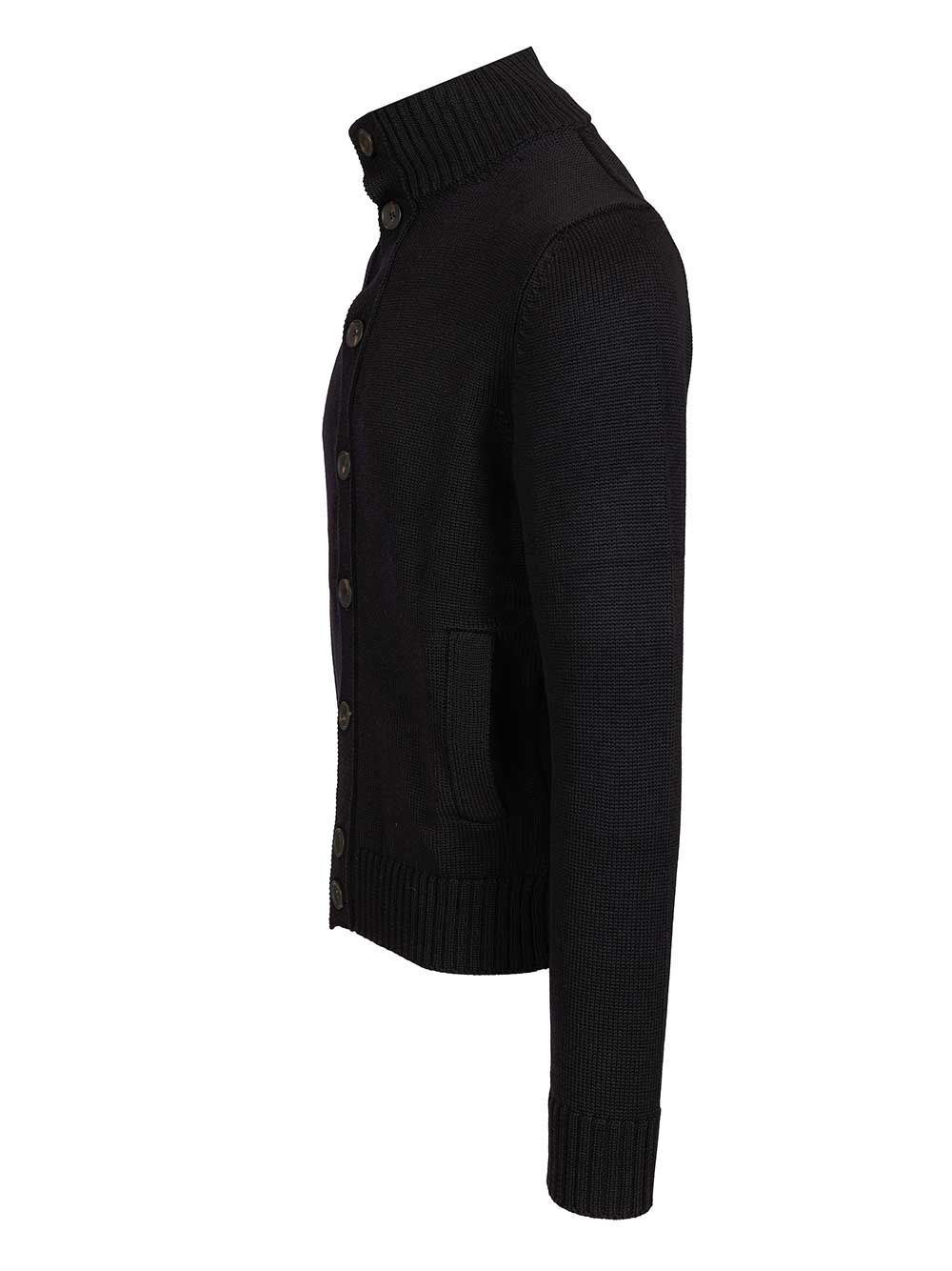 Al Duca D'Aosta Knitted Bomber Jacket Knitwear - Blu | 2d940b2159fd3706283b5849f5de818db5bb837d