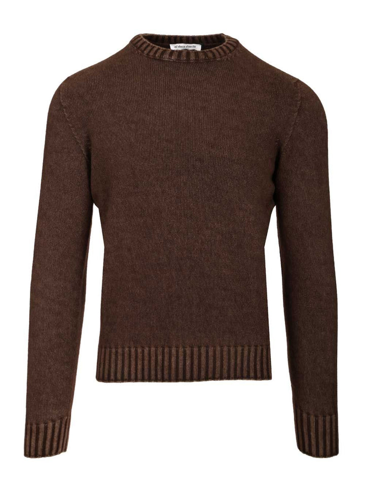 Al Duca D'Aosta Crewneck Sweater Knitwear - Marrone | ad146fafd86ace045878e3ff578149c8f96b6fc3