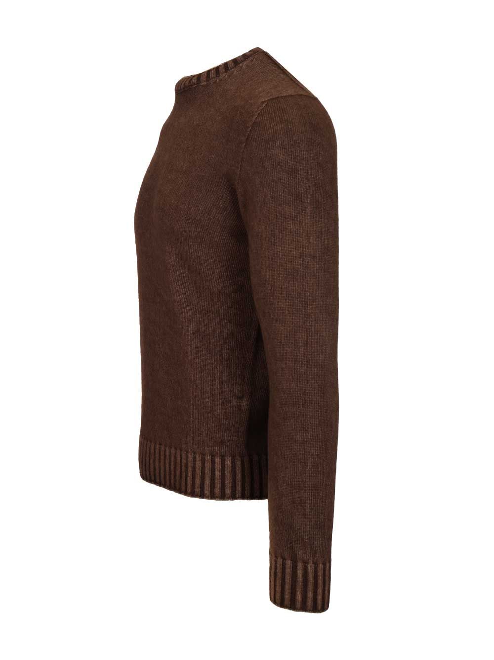 Al Duca D'Aosta Crewneck Sweater Knitwear - Marrone | f67d9e8a6e38efe5a770cf3d605b23b5d2b53eca