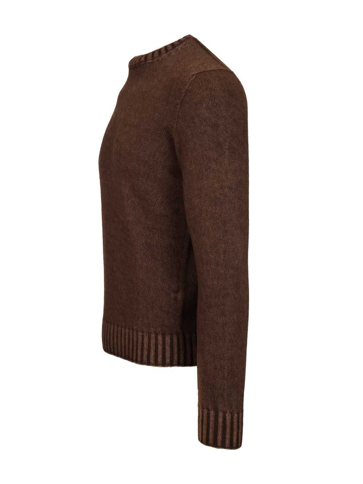 Al Duca D'Aosta Crewneck Sweater Knitwear - Marrone | f67d9e8a6e38efe5a770cf3d605b23b5d2b53eca