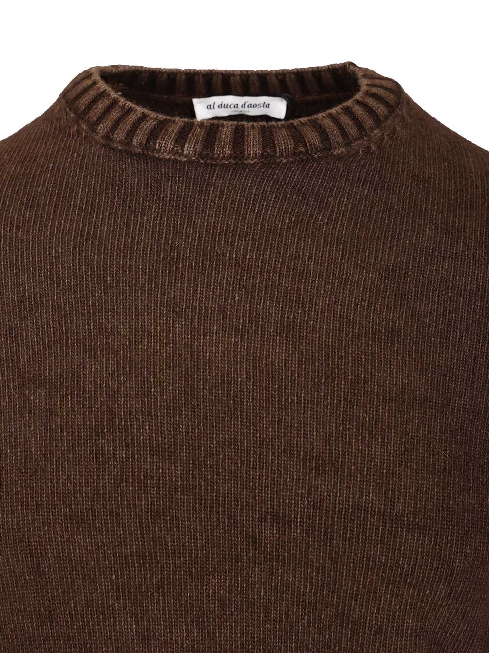 Al Duca D'Aosta Crewneck Sweater Knitwear - Marrone | f0989c62142fc129e8395b2c599c625dc1c877d5