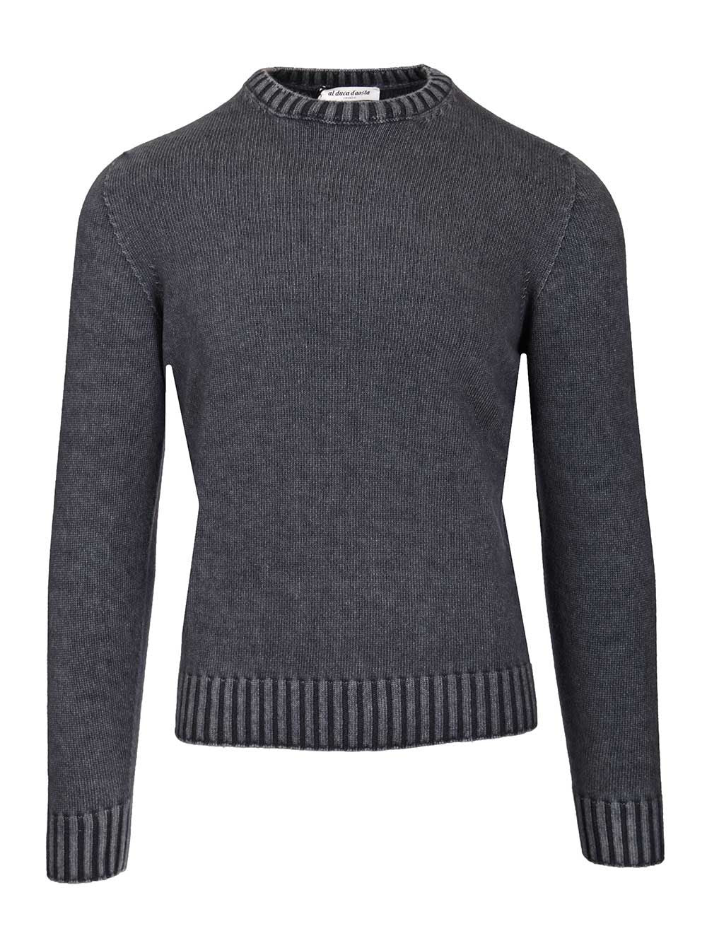 Al Duca D'Aosta Crewneck Sweater Knitwear - Blu | 1b91a6efab77a3b955c0615ed8ed791335617f08