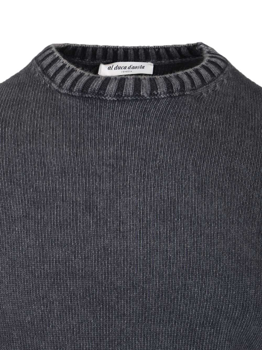 Al Duca D'Aosta Crewneck Sweater Knitwear - Blu | 1edbe6bc889c9a081d33a2fadd968c29029ee0a1
