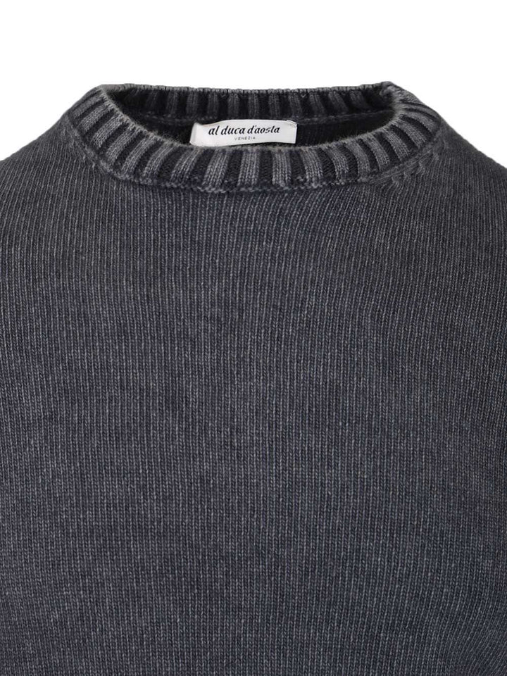 Al Duca D'Aosta Crewneck Sweater Knitwear - Blu | 1edbe6bc889c9a081d33a2fadd968c29029ee0a1