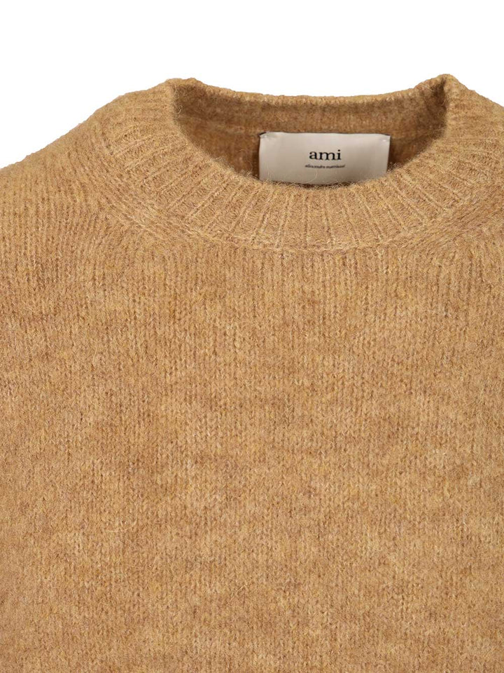 Ami Ami Sweater Knitwear - Beige | 8ff57d5f6fda9bf2f7323c5f9bbce5575885167b