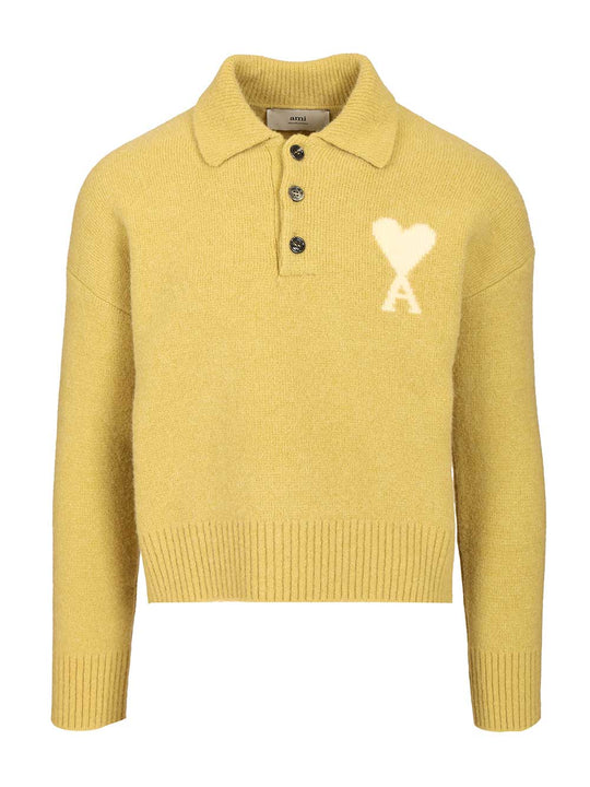 Ami De Coeur Polo Shirt Knitwear Giallo