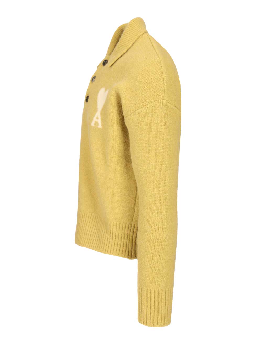 Ami Ami De Coeur Polo Shirt Knitwear - Giallo | ed6628e3acbd113ed1408308fe753eaa0d15231c