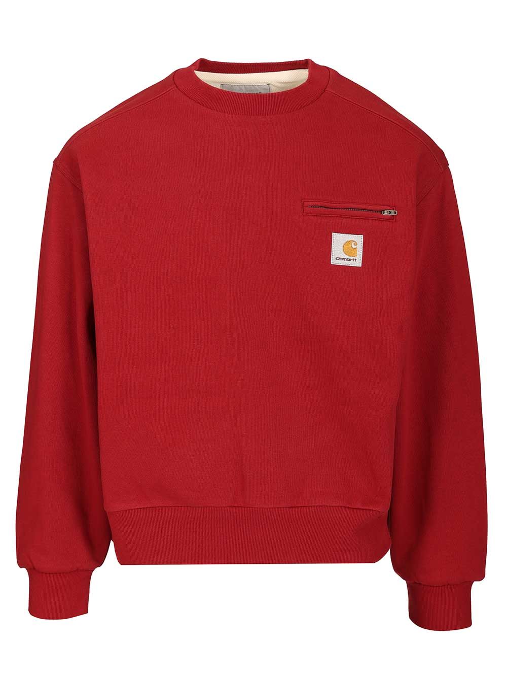 Carhartt Wip Detroit Sweatshirts - Rosso | 2daad4e68f847b655ed68b467618055717abe66b