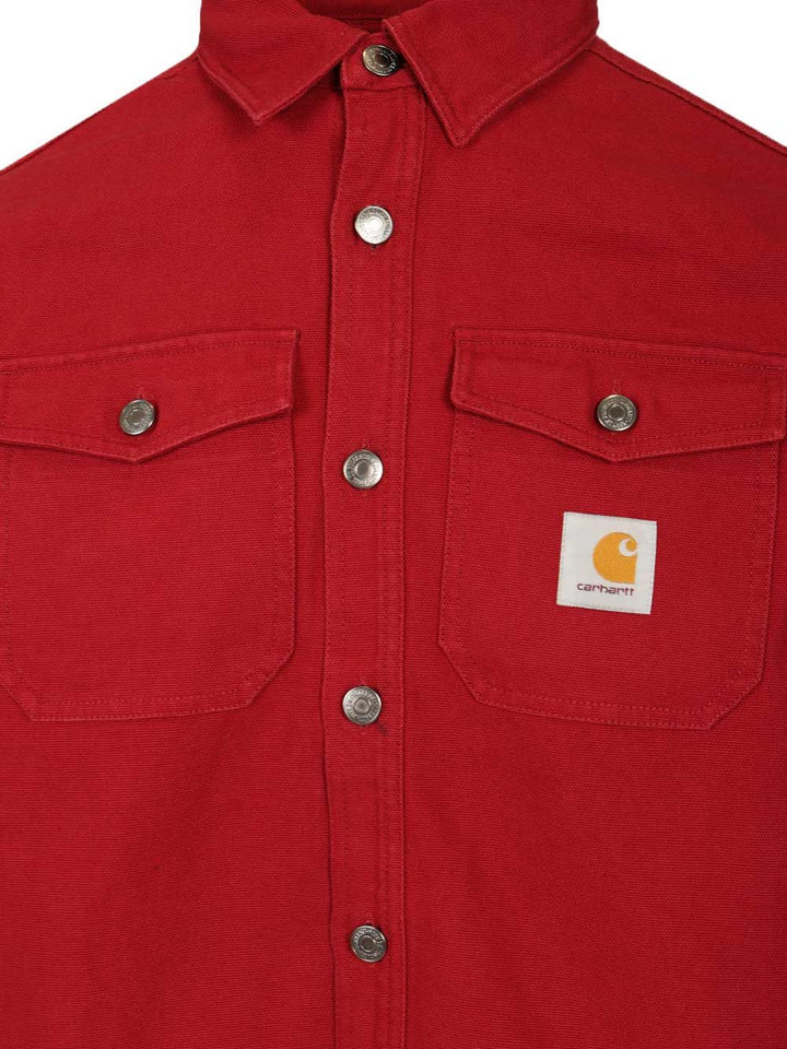 Carhartt Wip Selby Shirts - Rosso | 98db136ad3f3845bde2bb2f58b270a94399236ed