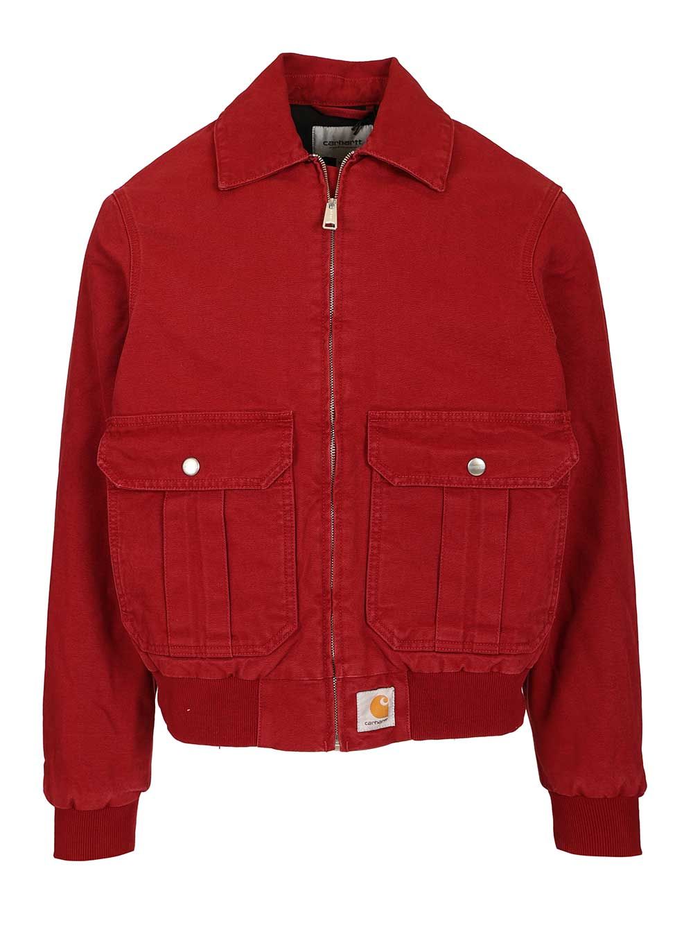 Carhartt Wip Stanton Giacche - Rosso | b4cdf9cc5df942cff04d6bc7eeaea316e847430c