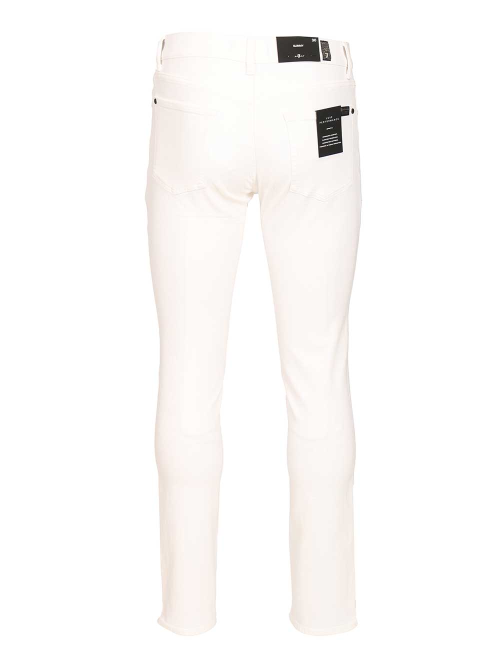 7 For All Mankind Slimmy Jeans - Bianco | 347a22af34daab9d502d0551218bb83424a3d1e1