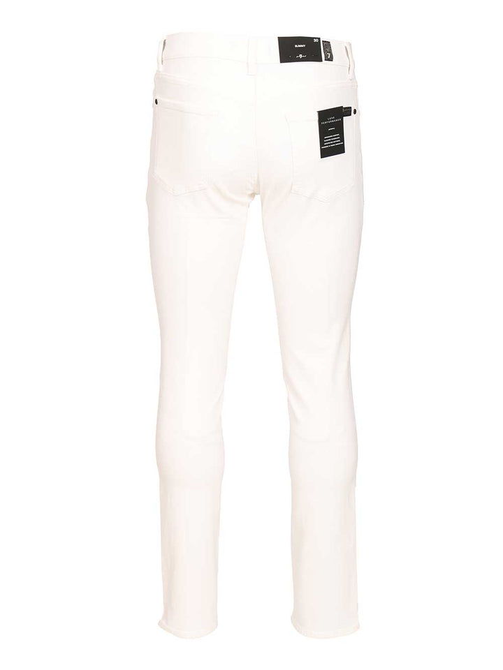7 For All Mankind Slimmy Jeans - Bianco | 347a22af34daab9d502d0551218bb83424a3d1e1