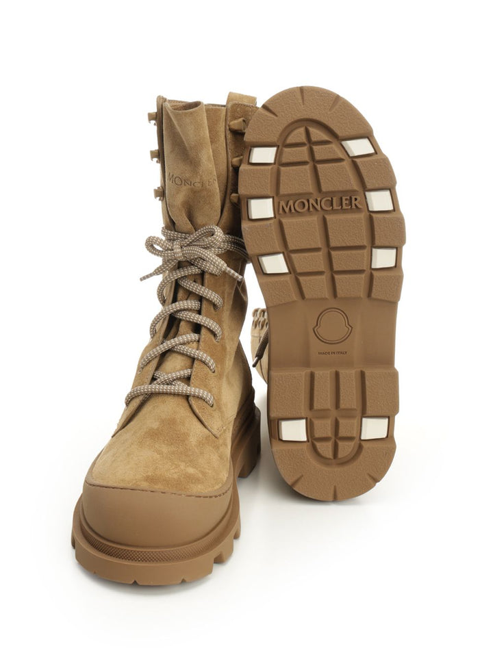 Moncler Vera High Suede Boots - Beige | be4aeac0078c9bd37959281658517b191ab8c7e3