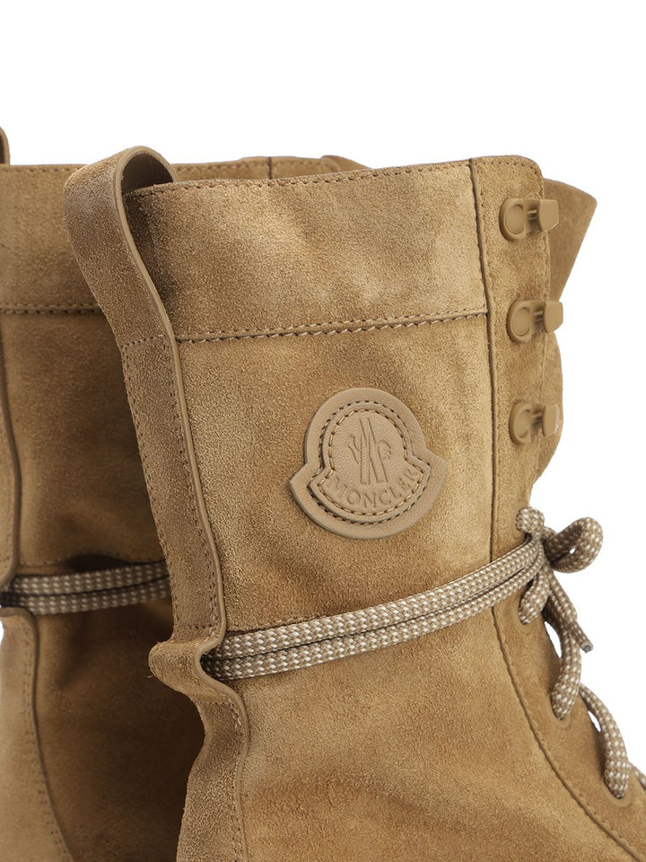 Moncler Vera High Suede Boots - Beige | a1f764224a1869087d1c369cc85ed3fd1d5723fb