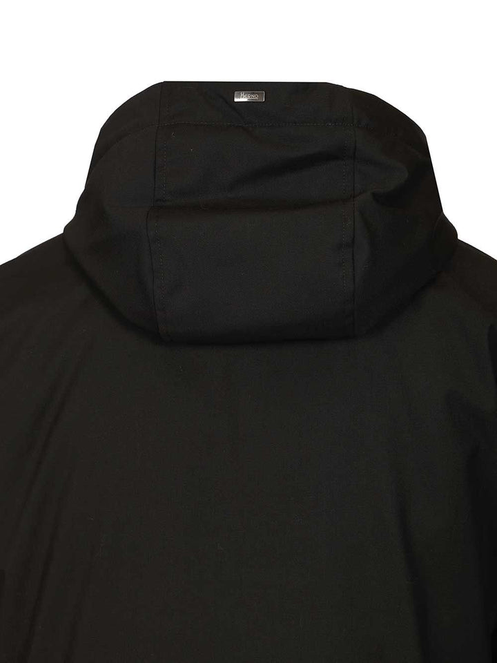Herno Parka In New Business Technical Fabric And Ultralight Nylon Giacche - Nero | a6828867098eee12532cf4f0a3403cce8fc5e48b
