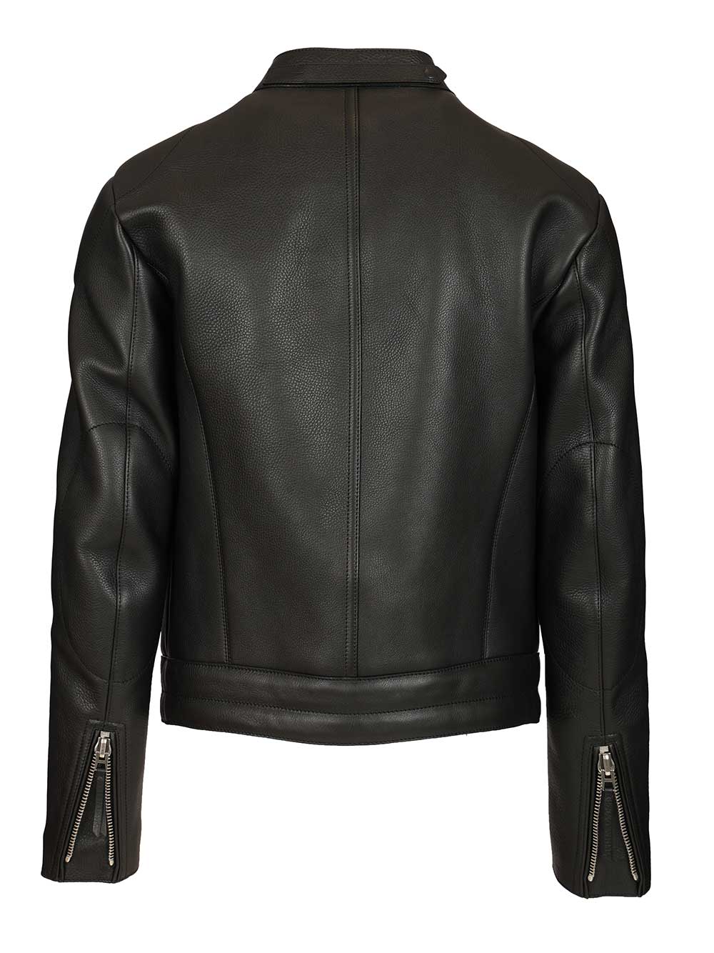 Tom Ford Biker In Full Grain Leather Giacche - Nero | 679387f4384fcbca5465dd981694d2905a1acec1