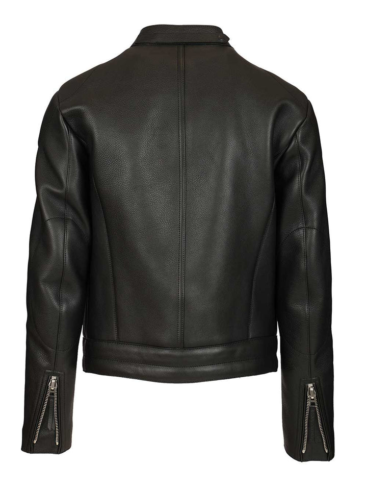 Tom Ford Biker In Full Grain Leather Giacche - Nero | 679387f4384fcbca5465dd981694d2905a1acec1