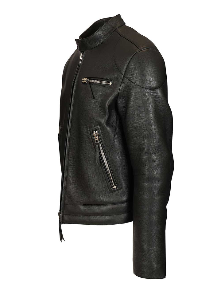 Tom Ford Biker In Full Grain Leather Giacche - Nero | dc2a4f22f3ed9e21bcb90bc115c8d6d638cdbb7d