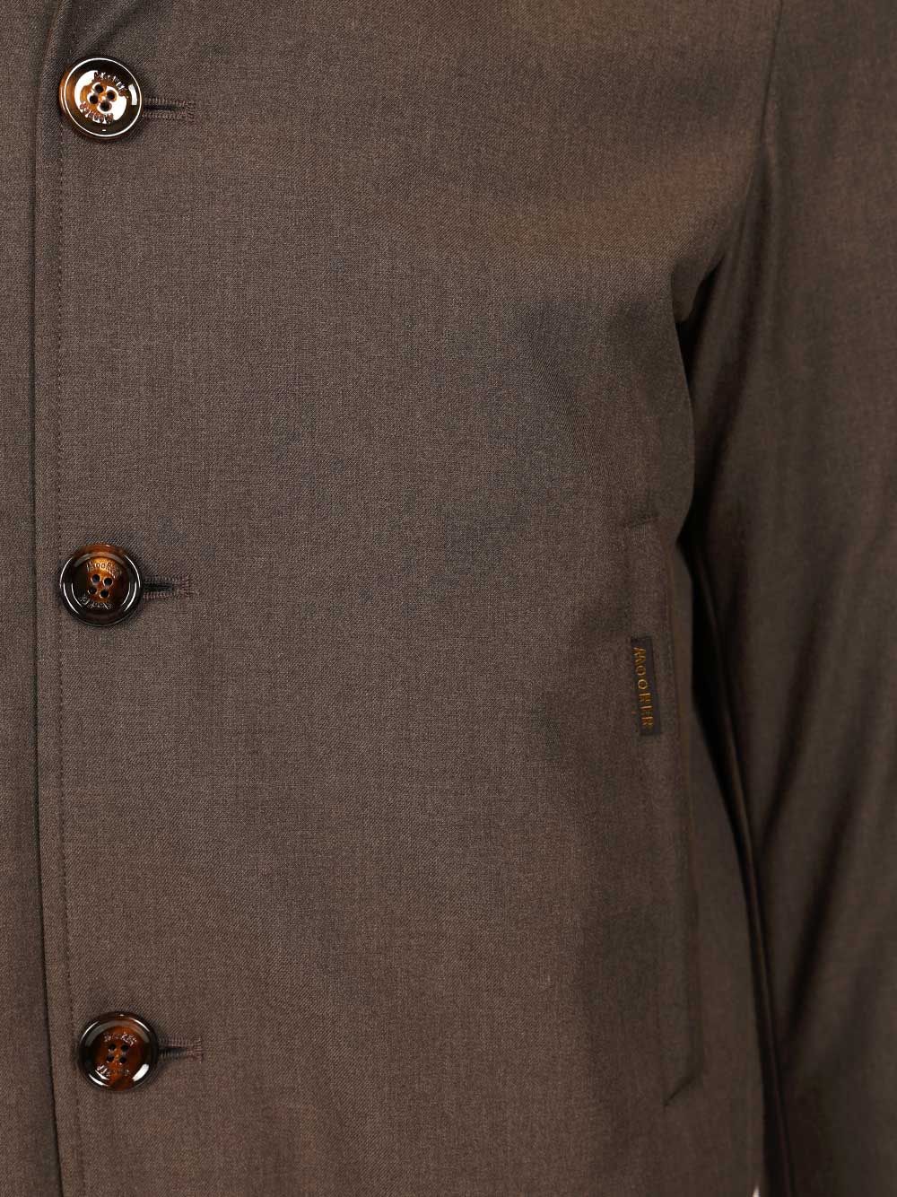 Moorer Suede Bomber Jacket Giacche - Beige | 9de7a277fcc7055e51a231292aae9ef7ec9aaaf8