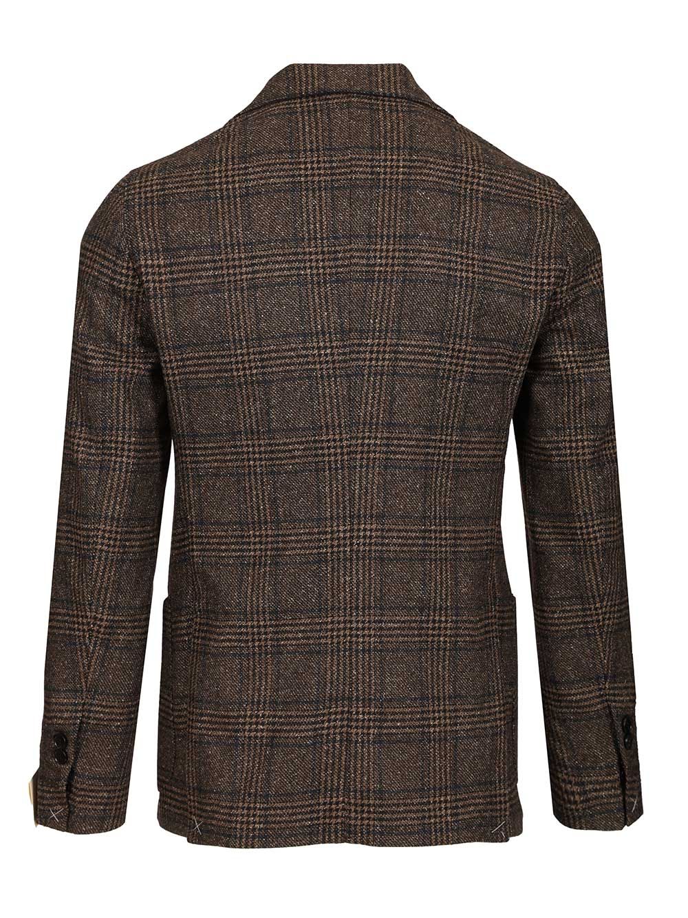 Guarinucci Prince Of Wales Blazer Giacche - Marrone | 02472f5e680191035c59e7c6c18ceaa349bf374a