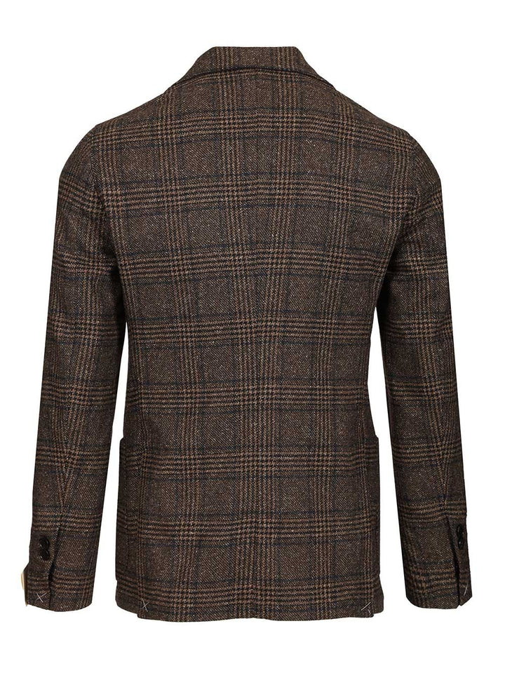 Guarinucci Prince Of Wales Blazer Giacche - Marrone | 02472f5e680191035c59e7c6c18ceaa349bf374a
