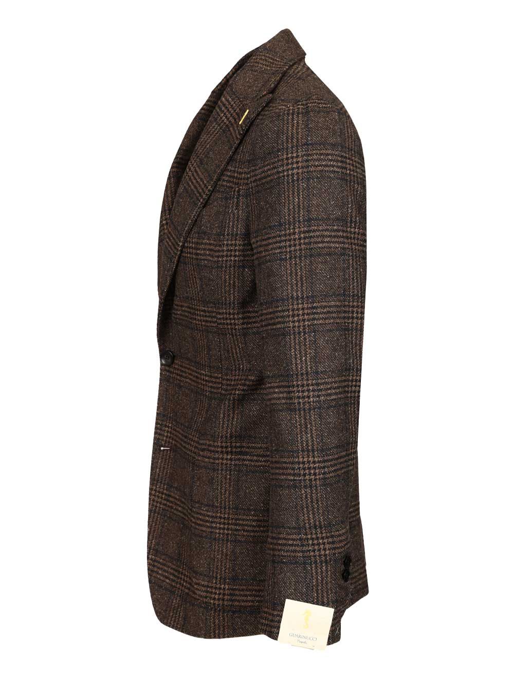 Guarinucci Prince Of Wales Blazer Giacche - Marrone | a59aa1b2cd0c51653df54c4fd7ded15aa35ecfdd