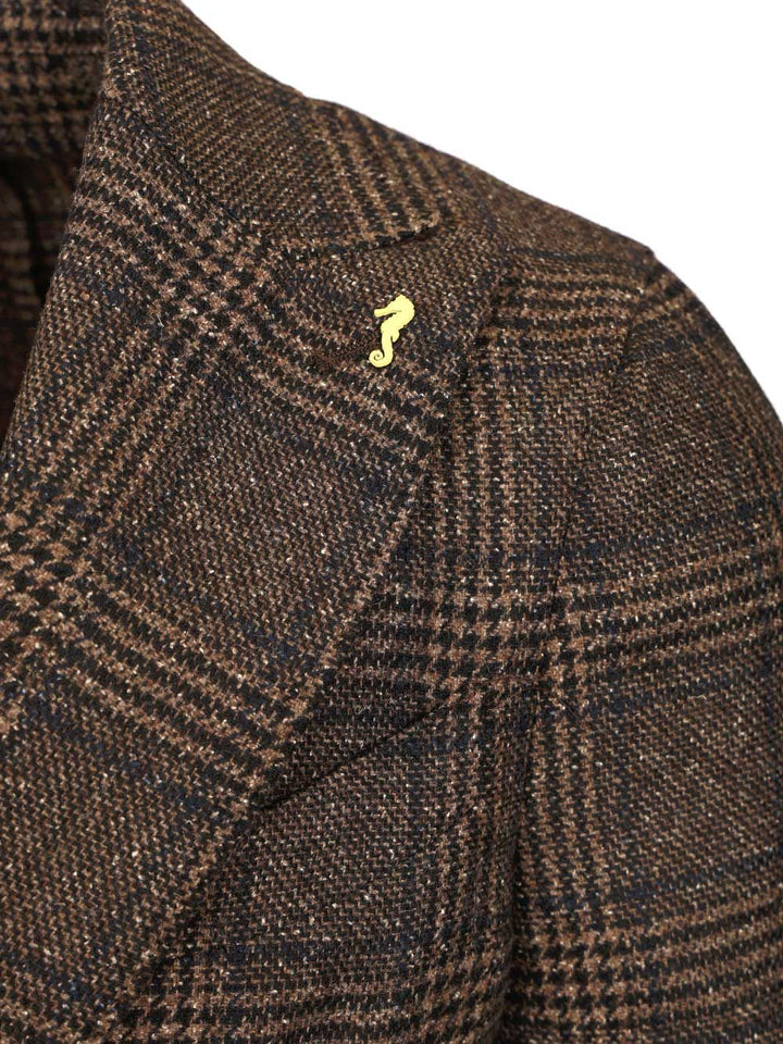 Guarinucci Prince Of Wales Blazer Giacche - Marrone | cd220d784aca0e2b4e4f0446b4199345502e7095