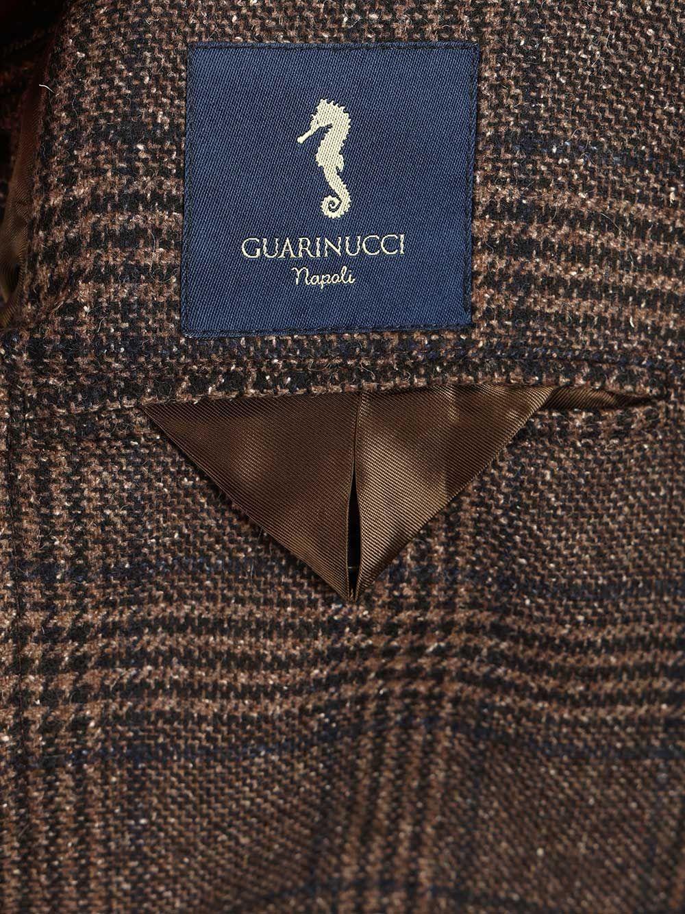 Guarinucci Prince Of Wales Blazer Giacche - Marrone | 326615f8b3e0e8c0de26bc22fba7ae2a346895d9