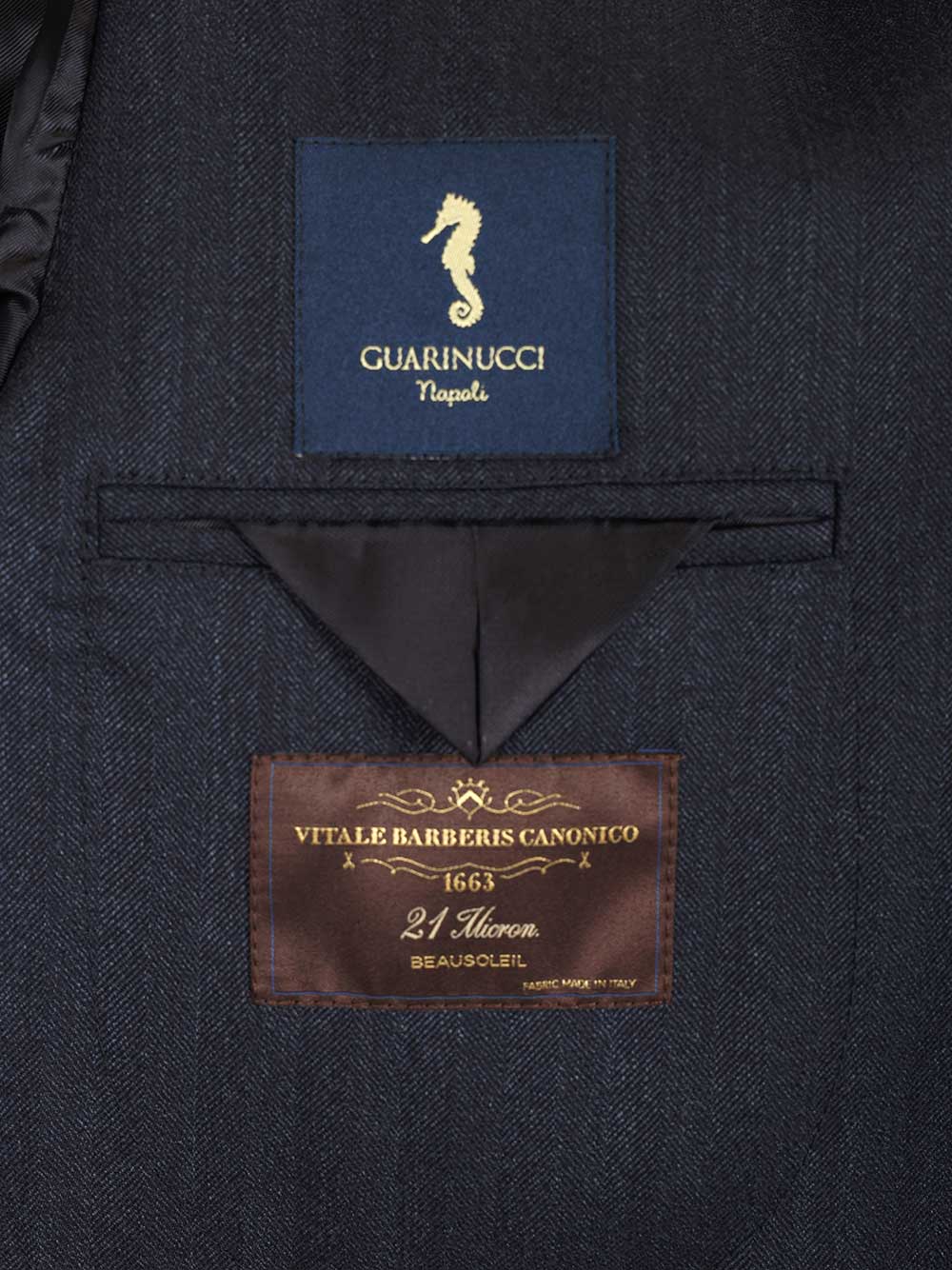 Guarinucci 12 Micron Wool Dress Giacche - Blu | 2b39f5052be56dee9a61706568e9d7a53f476ee1