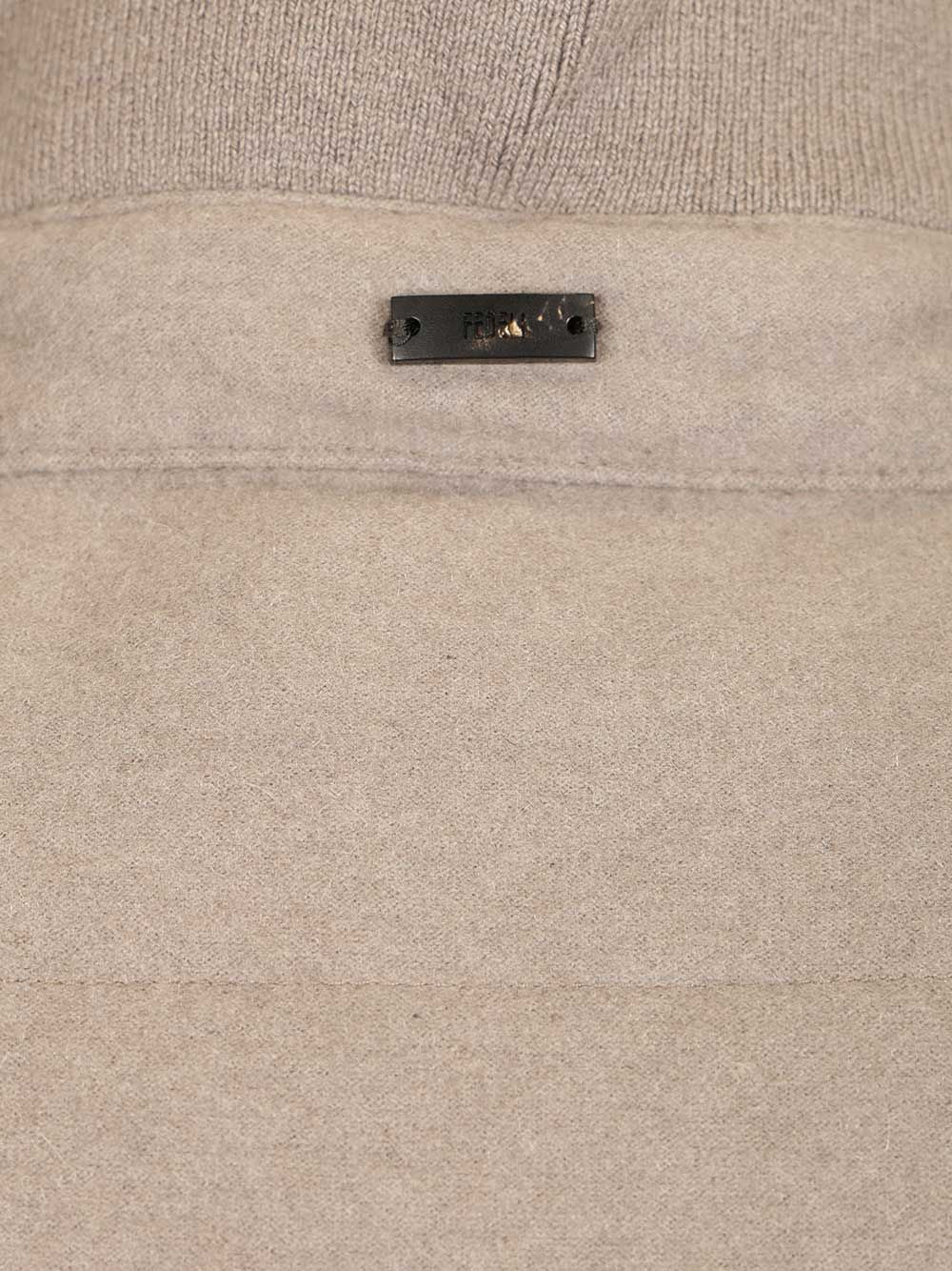 Fedeli Quilted Vest Knitwear - Beige | 1277e23c363e8035ce6c5438881b6777cb075f52