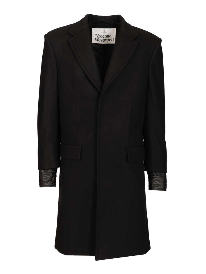 Vivienne Westwood Huddersfield Coat Coats - Nero | 3a6ebe4d25404f93c2fbae0f25077f828633f6f7